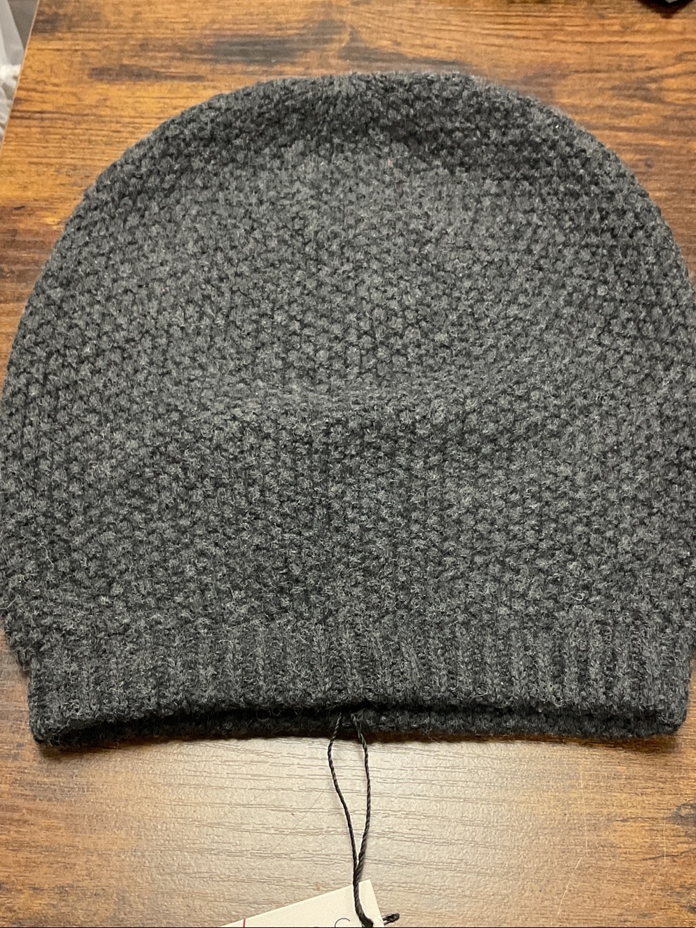 Nordstrom Women's Charcoal Knit Beanie Hat